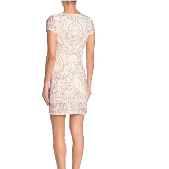 JUMP Glitter Short Sleeve Bodycon Dress - Picture 3 of 10